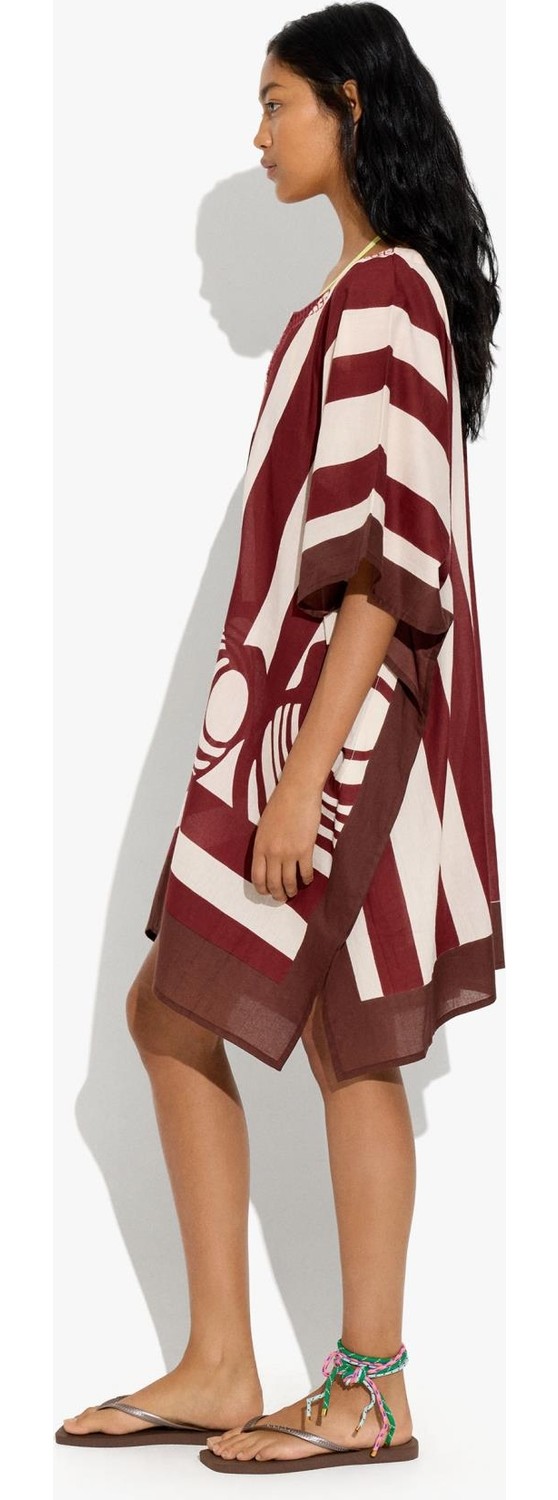 Parfois Kadın %100 Pamuk Çizgili Kaftan görsel 3