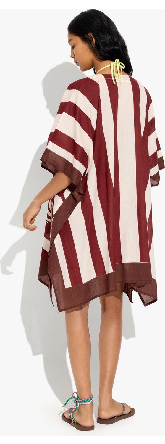 Parfois Kadın %100 Pamuk Çizgili Kaftan görsel 4