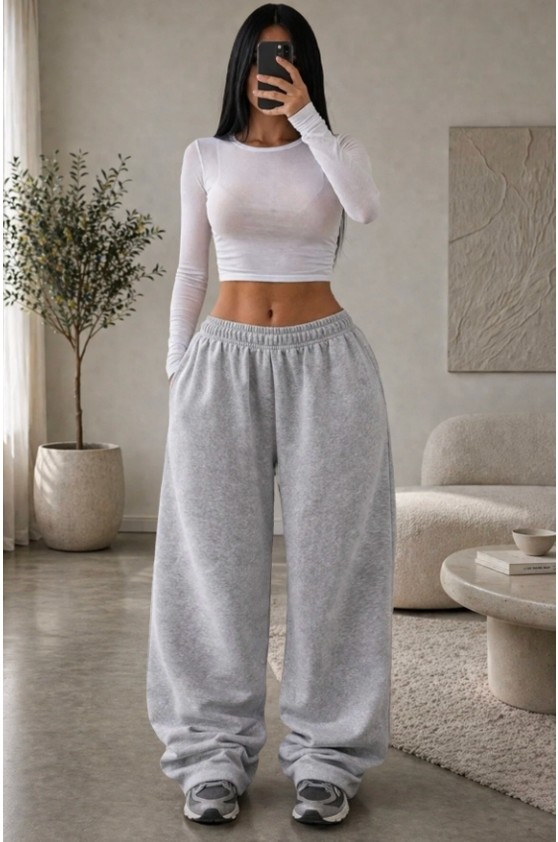 BSBSPOR Unisex Cool Eşofman Altı 4XL Siyah Lastikli Paça Rahat Kesim 2026 Sezonu görsel 3
