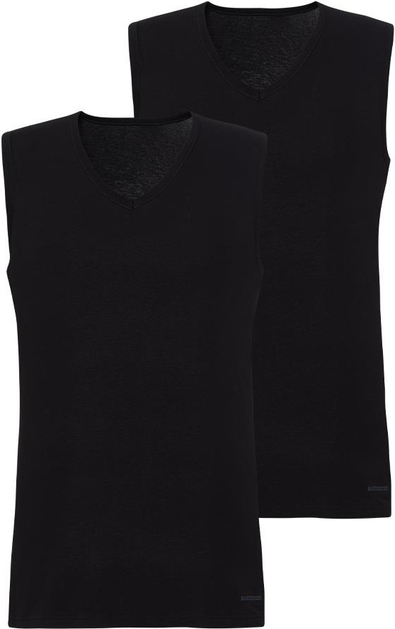 Blackspade Tender Cotton 2'li V Yaka Siyah Atlet C7T7N6O9 görsel 3