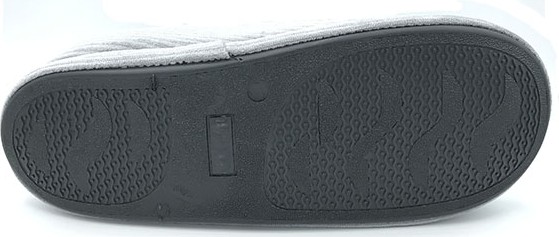 Shoemio Bogart Gri Erkek Ev Terliği görsel 4