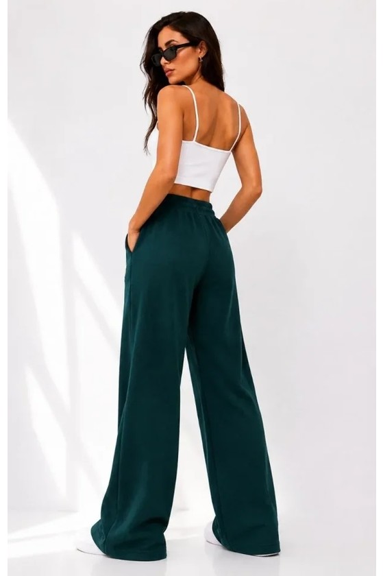 TeknoKapsül Osy Modal Yumuşak Dokulu Cima Dikişli Nakışlı Cepli Oversize Bol Paça Eşofman Altı - Yeşil - Yeşil / Xl görsel 7