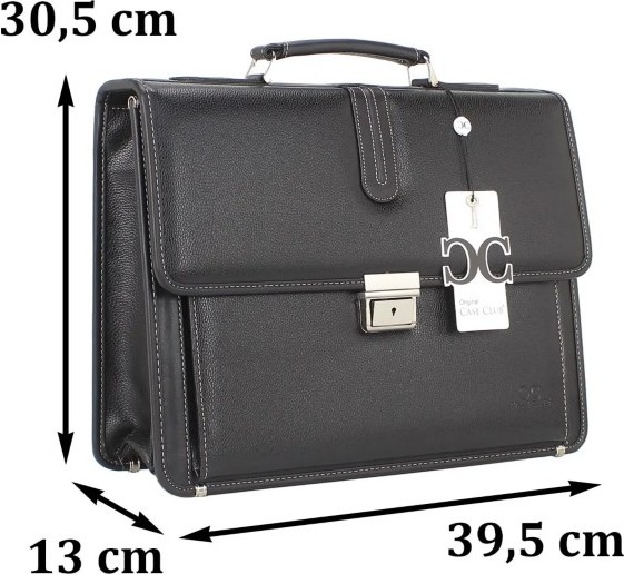 Case Club 2011 Laptop Evrak El Çantası 15.6 Inç Busines Serisi 5 Bölmeli Su Geçirmez Notebook Çantası görsel 7