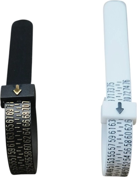 Renas Store Yüzük Ölçüsü Alma Aleti Parmak Yüzük Ölçer Aparatı Ring Sizer Yüzük Ölçme Ölçü Seti - 2 adet görsel 3