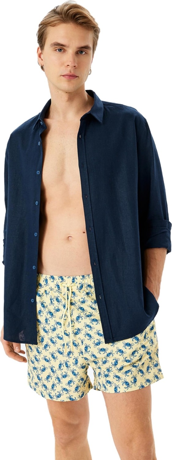 Aesco Printed Swim Trunks