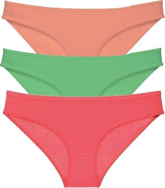Kuzgun Ticaret 3 Adet Süper Eko Set Likralı Kadın Slip Külot 543