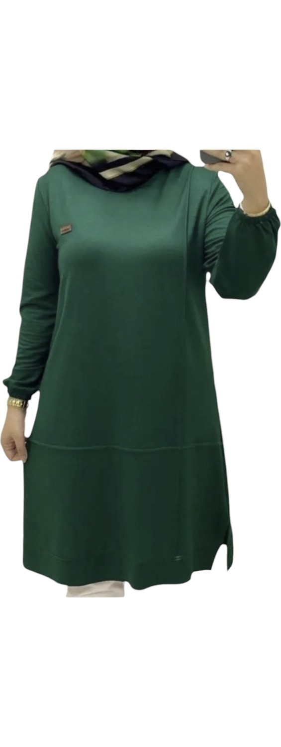 Ggmm Fırfır Desenli Kristal Kumaş Tunik görsel 8