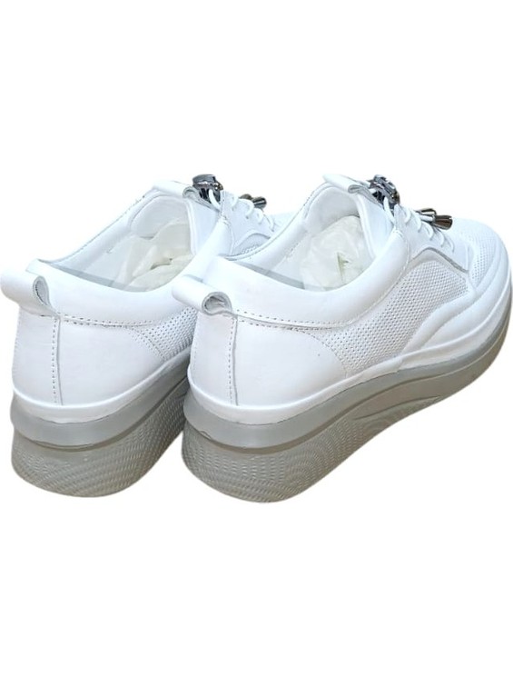 Modessa 121 Kadın Deri Casual Comfort Ayakkabı Taş görsel 6