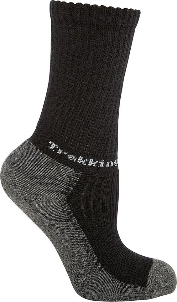 Aesco Thermoform Trekking Extra Dolgulu, Darbe Emici Kışlık Unisex Çocuk Çorap, 3'lü Paket, Siyah, 27-30 Beden görsel 4