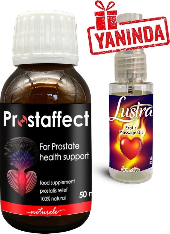 TeknoKapsül Prostaffect Erkeklere Özel 50 ml Şurup + Yanında Lustra Masaj Yağı