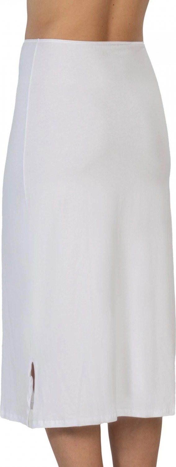 Hace Bazaar Marsilyan™ Beyaz Mı 1439 Modal Cotton Uzun Jupon görsel 2