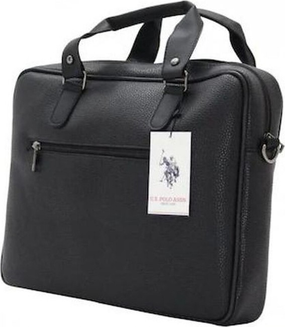 U.S. Polo Assn. U.s Polo Assn. Siyah PLEVR6753 Evrak Çantası Vegan Deri Ayarlanabilir Askılı Ergonomik Tasarım görsel 3