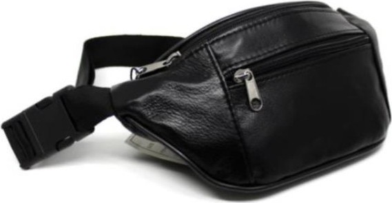 Abnturk Siyah Hakiki Deri Bel Çantası Yüksek Kaliteli Freebag Çanta
