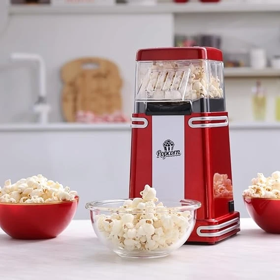 Resim CetKing Retro Popcorn Makinesi Küçük 