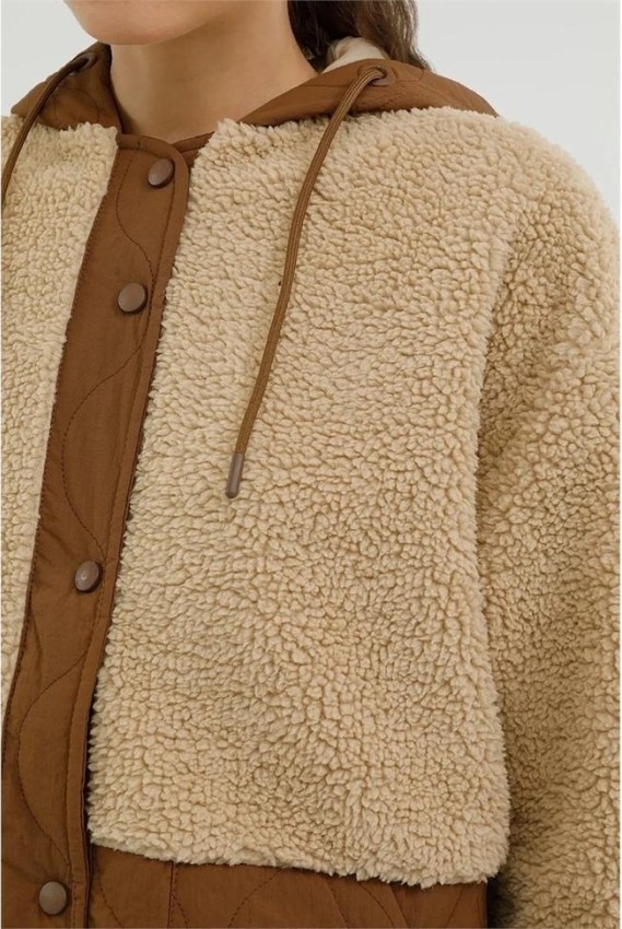 Lumberjack 4W Wl Hannah 4pr Kadın Mont Camel 6CT2008 101888414 görsel 4