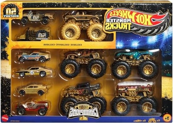Aesco Bigfoot ve Diğer Monster Trucks Arabaları, Metal ve Çoklu Set