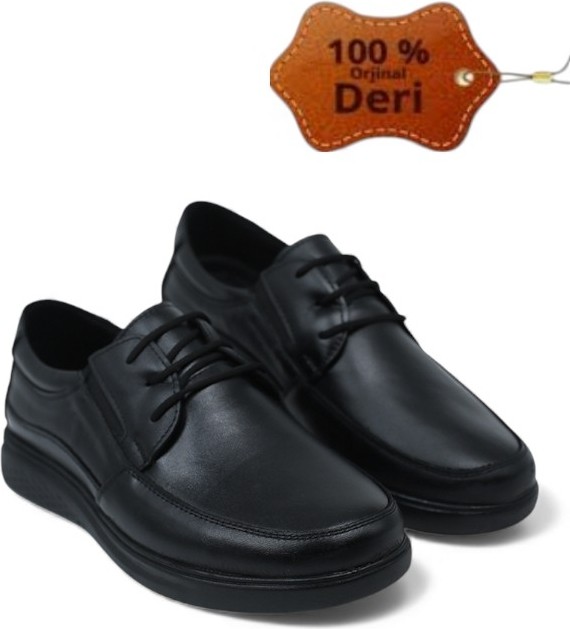 Magic Shoes Hakiki Deri Klasik Mevsimlik Baba Ayakkabısı