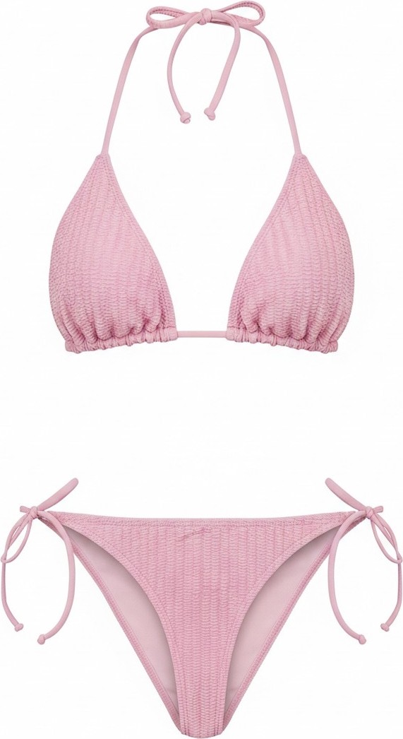 Aquella Bürümcük Pembe Üçgen Bikini Takım