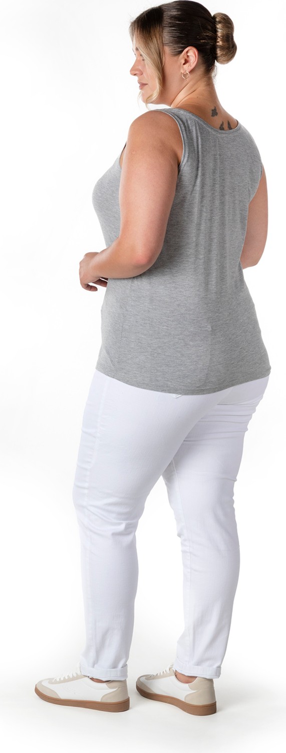 Stil Diva Büyük Beden Sıfır Kol Basic Atlet 1097164 görsel 8