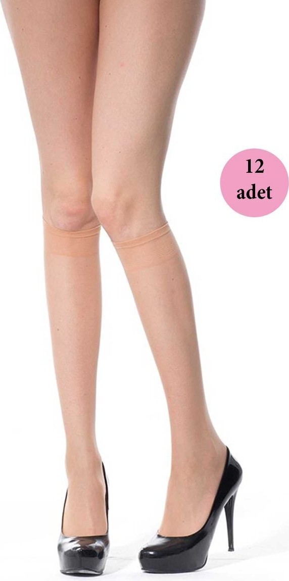 Sungur's Store 12 Adet Ince Dizaltı Çorap 20 Denye 51 Sahra