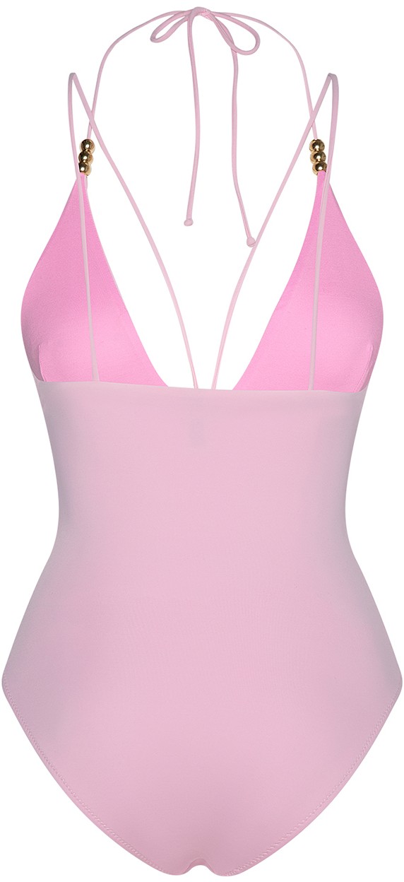 Bonesta Swimwear Crocata Gri V Yaka Üçgen Mayo görsel 6