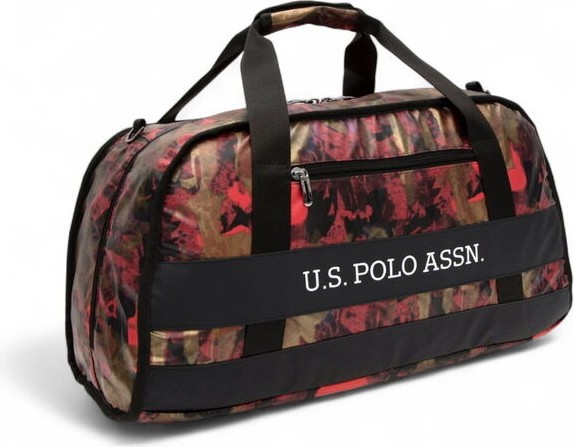 U.S. Polo Assn. Siyah-Kırmızı Unisex Seyahat Çantası PLDUF23808 görsel 2