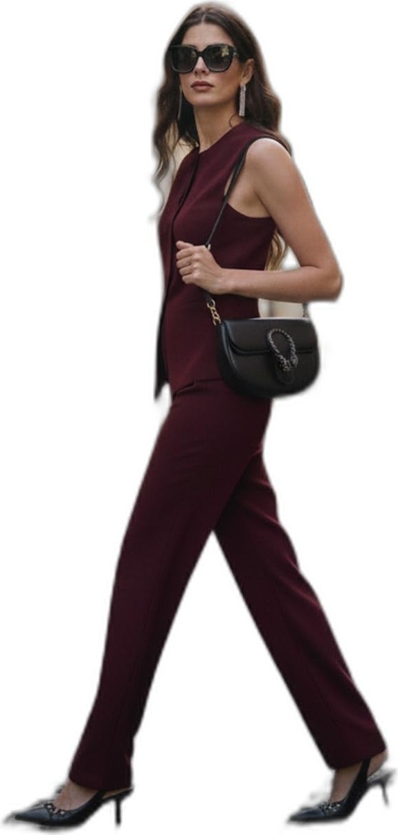 Die Grup Lela Regular Fit Bisiklet Yaka Kolsuz Düğmeli Basic Bluz Yelek Bayan Yelek 65200004
