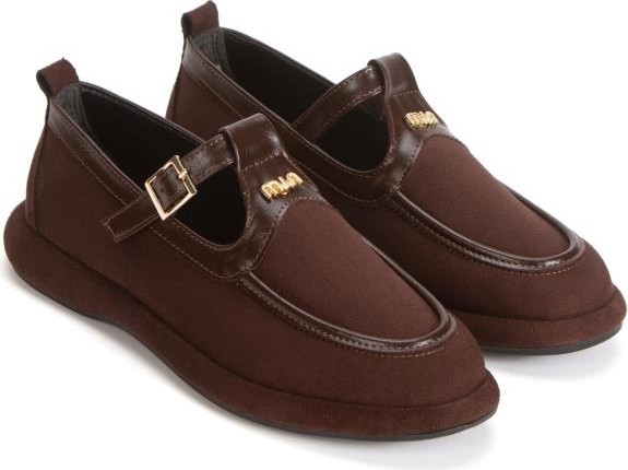 Punto 547861 Süet Loafer Günlük Kadın Ayakkabı görsel 5