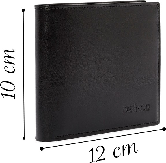 Derimod Siyah Deri Cüzdan Erkekler İçin Günlük Kullanımda Minimalist Stil 000A2D306618 görsel 2