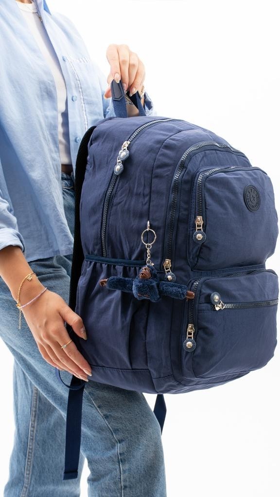 Baginn Kadın Sırt Çantası Hafif Kumaş Çok Cepli Kabin Boy Seyahat Çantası 43*30 cm