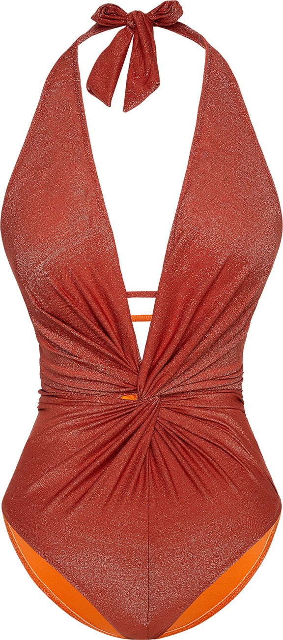 Bonesta Swimwear Radicans Düğümlü Sarı Mayo görsel 7