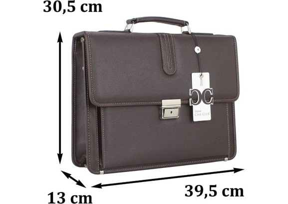 Case Club 2011 Laptop Evrak El Çantası 15.6 Inç Busines Serisi 5 Bölmeli Su Geçirmez Notebook Çantası görsel 3