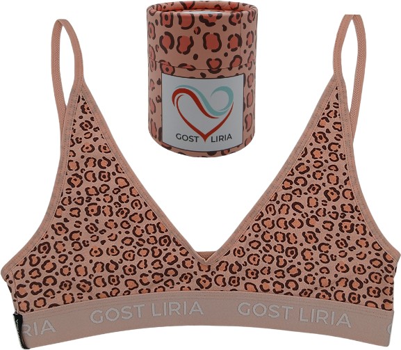 GOST LİRİA - Leopard Desenli Kadın Bralet görsel 8