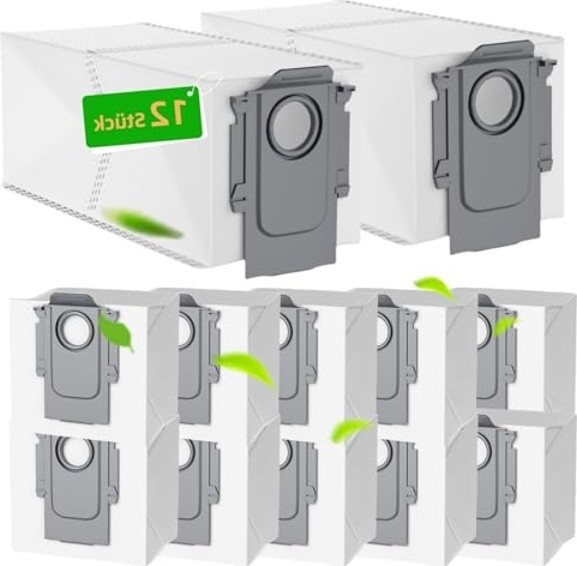 Die Grup 12 Adet Yedek Toz Torbası, Elektrikli Süpürge Aksesuar Seti