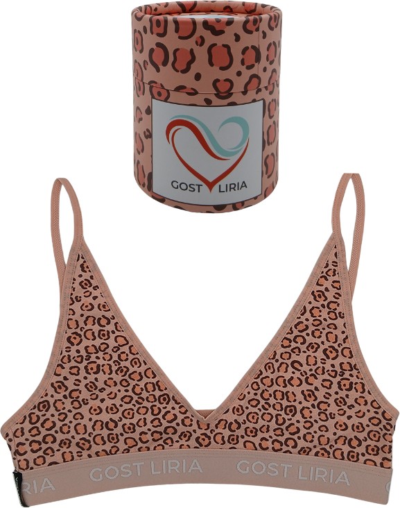 GOST LİRİA - Leopard Desenli Kadın Bralet
