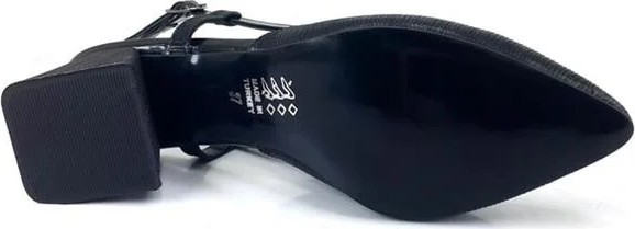 Beety 909 Günlük Kadın Abiye Ayakkabı-Siyah Simli görsel 4