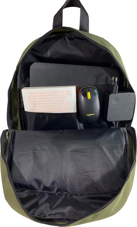 Die Grup Moserini Unisex Smart Slim Laptop-Macbook Sırt Çantası (Haki) görsel 3