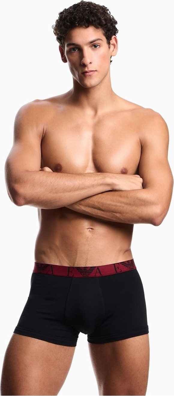 Aesco Emporio Armani Erkek Mayosu, Siyah, M görsel 2