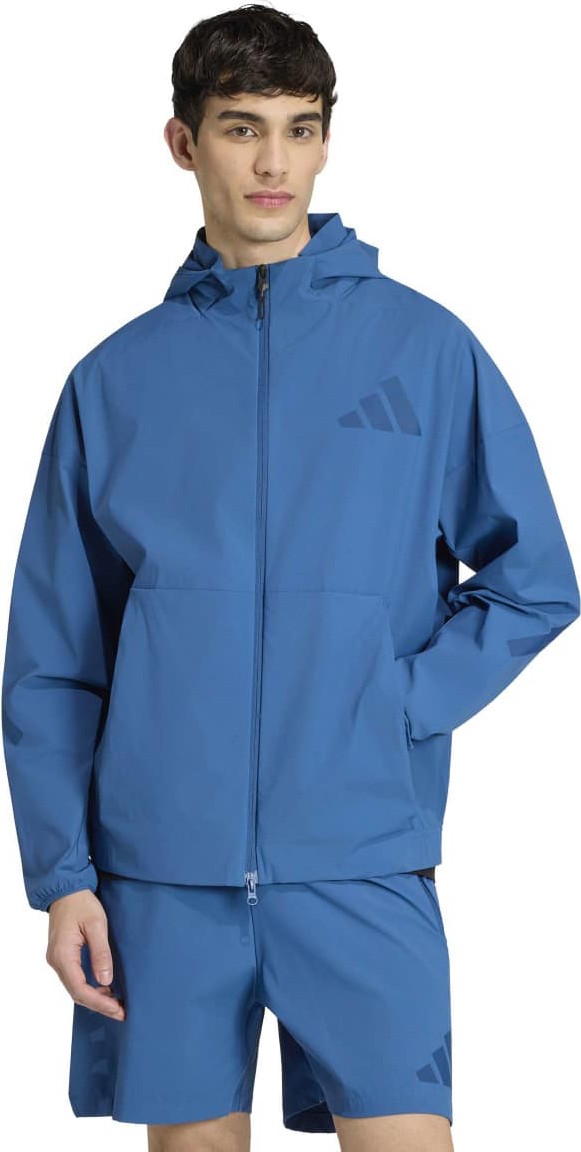 adidas Z.N.E. Woven Erkek Mavi Günlük Stil Eşofman Üstü KF1823
