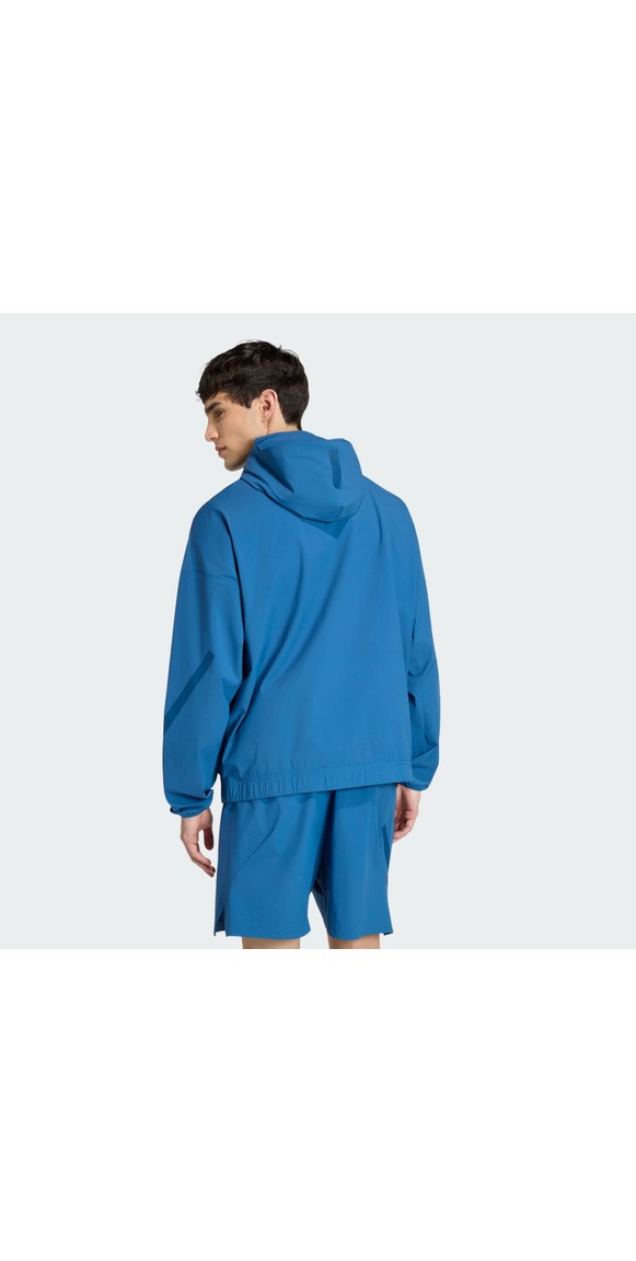 adidas Z.N.E. Woven Erkek Mavi Günlük Stil Eşofman Üstü KF1823 görsel 7
