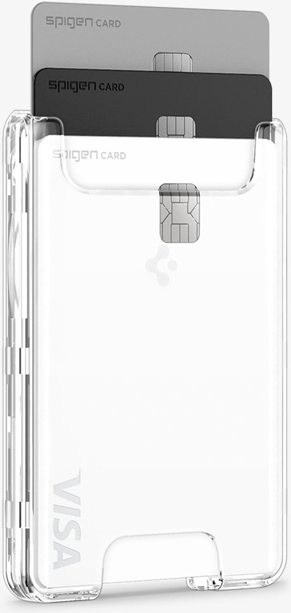 Spigen MagSafe Destekli Cüzdan Ultra Hybrid Mag Fit (3 Kartlık) Şeffaf - AFA07148 görsel 2