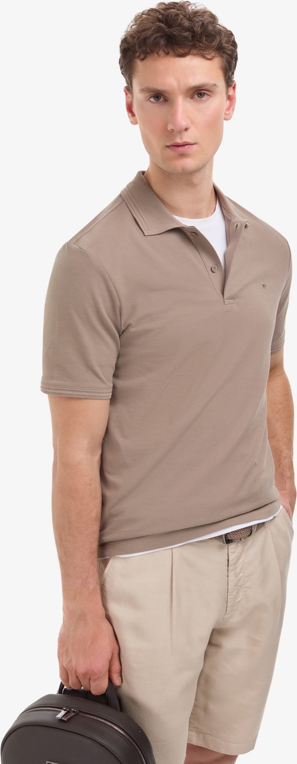 Pierre Cardin Erkek Koyu Mavi Regular Fit %100 Pamuk Kıvrılmaz Düğmeli Polo Yaka Basic Tişört 50325312-VR032