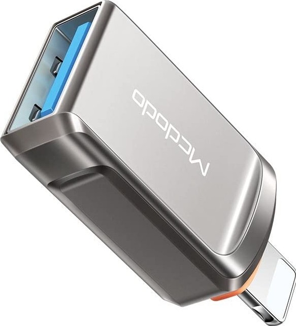Die Grup Mcdodo Usb-A 3.0 To Lightning Otg Convertor, Gri görsel 5
