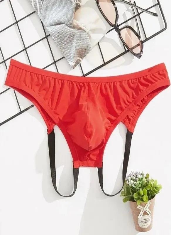 Melonika Erkek Fantazi Kırmızı Jockstrap Iç Giyim