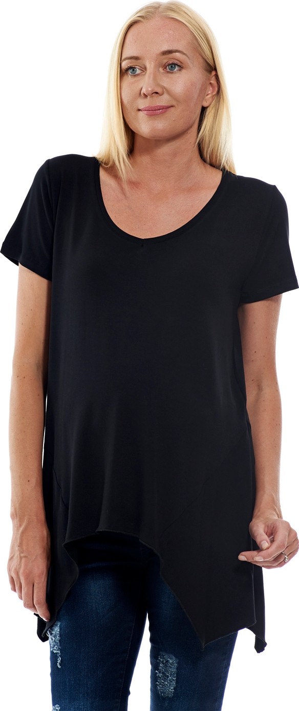 Motherway Hamile V Yaka Tunik %95 Viskoz %5 Elastan L Beden Rahat Kalıp görsel 4