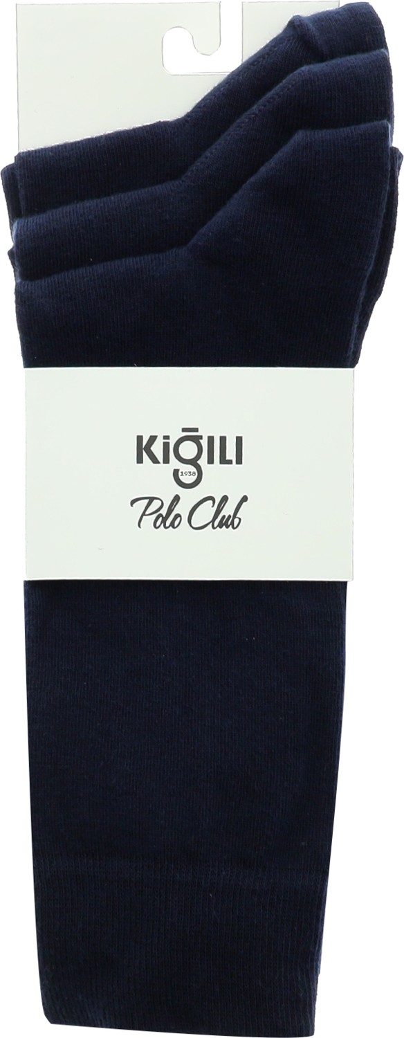 Kiğılı 3'lü Pamuklu Likralı Esnek Dikişsiz Çorap Seti görsel 5