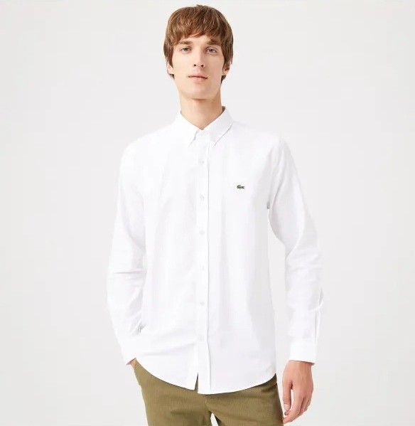 Lacoste Oxford Regular Fit Erkek Gömlek