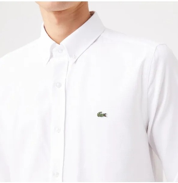 Lacoste Oxford Regular Fit Erkek Gömlek görsel 5