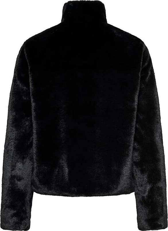 Only Onlnewvıda Faux Fur Jacket cc Otw Siyah görsel 4