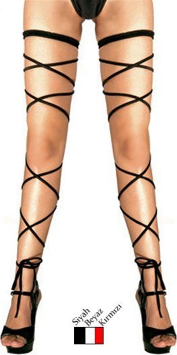 Ava Style BR03120 Spagetti Leg Stripes Ava görsel 3
